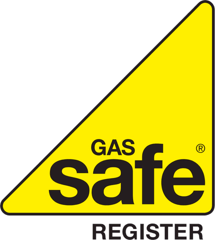 Gas Safe Register accreditation logo.